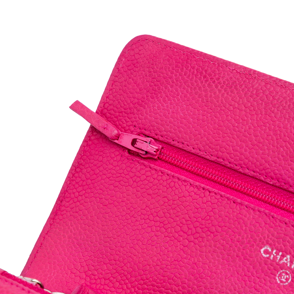 Pre-Loved Chanel Classic Caviar Wallet On Chain - Picture 8 of 11